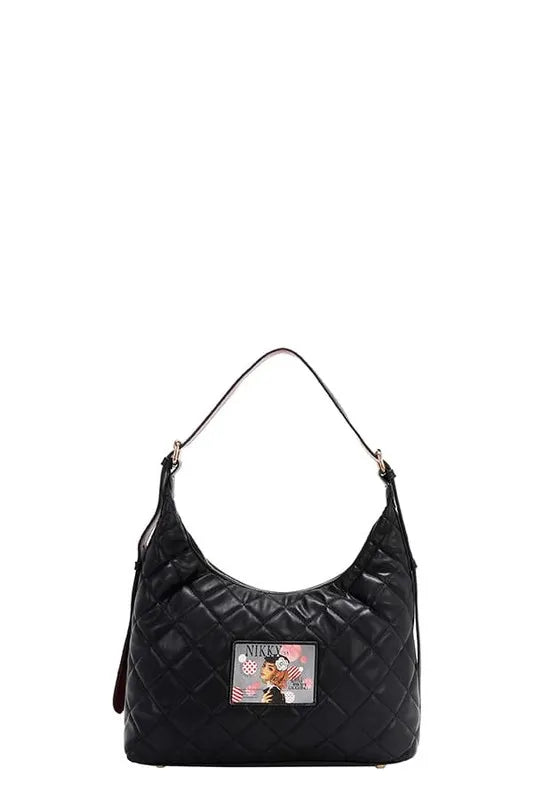 NICOLE LEE USA ADJUSTABLE STRAP SHOULDER BAG