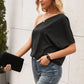 IVY LANE SINGLE SHOULDER HALF SLEEVE T-SHIRT