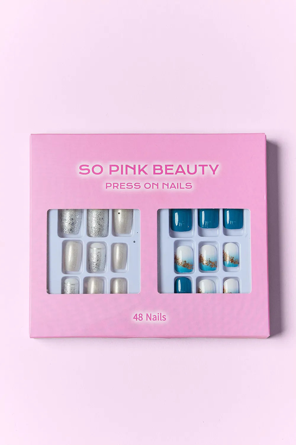 SO PINK BEAUTY PRESS ON NAILS 2 PACKS