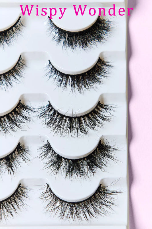 SO PINK BEAUTY MINK EYELASHES VARIETY PACK 5 PAIRS