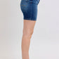 JUDY BLUE FULL SIZE HIGH WAIST BERMUDAS JEANS W/ BACK FLAP POCKETS PLUS SIZE