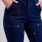 JUDY BLUE FULL SIZE HW WORK WEAR KNEE PATCH STRAIGHT JEANS PLUS SIZE