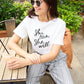 SIMPLY LOVE FULL SIZE SHE CAN SHE WILL SHORT SLEEVE T-SHIRT