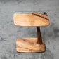 C-SHAPED LUXURY RESIN END / SIDE TABLE - UNIQUE GIFT IDEA