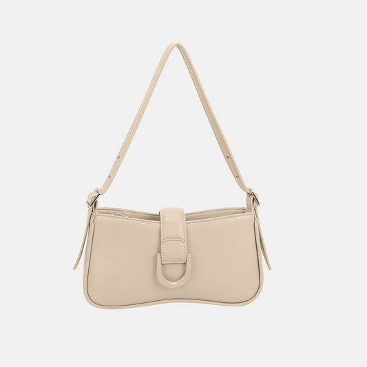 DAVID JONES PU LEATHER SHOULDER BAG