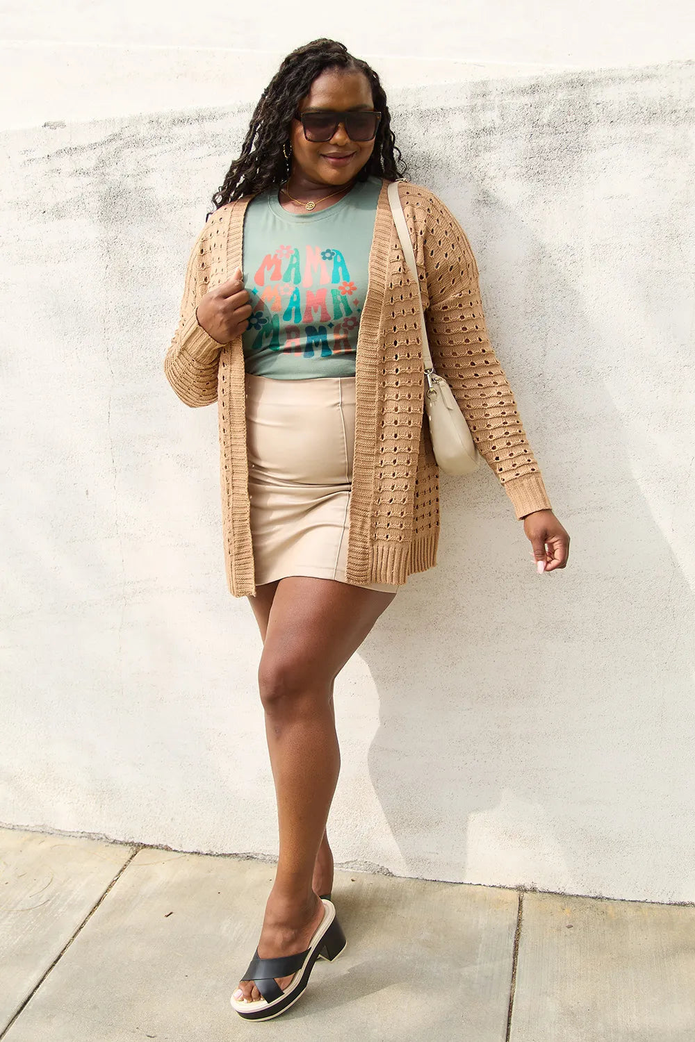 SIMPLY LOVE FULL SIZE MAMA ROUND NECK T-SHIRT