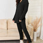 BASIC BAE FULL SIZE NOTCHED LONG SLEEVE TOP AND PANTS SET