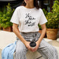 SIMPLY LOVE FULL SIZE SHE CAN SHE WILL SHORT SLEEVE T-SHIRT