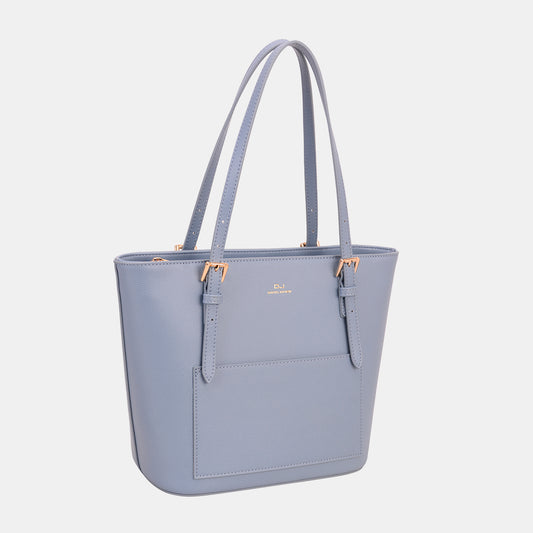 DAVID JONES PU LEATHER TOTE BAG