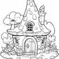 140 Enchanting Fairy Houses Coloring Pages – Printable PDF or Digital Use