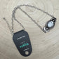 Faux White Buffalo Bar Necklace - 18 inch + 3