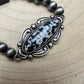 Faux White Buffalo Stretch Bracelet