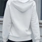 IVY LANE CONTRAST STITCHING DRAWSTRING RAGLAN SLEEVE HOODIE