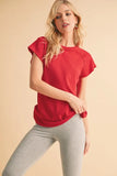 AEMI+CO ROUND NECK SHORT SLEEVE T-SHIRT