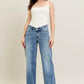 JUDY BLUE FULL SIZE V - FRONT BAGGY JEANS PLUS SIZE