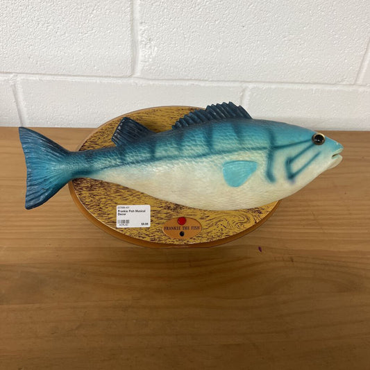 FRANKIE FISH MUSICAL DECOR-Thriftique Marketplace