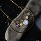GALILEAN MOONS OF JUPITER STATEMENT NECKLACE