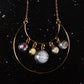GALILEAN MOONS OF JUPITER STATEMENT NECKLACE