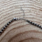 Graduated Sterling Silver Pearls necklace - 18 inch - Very popular
