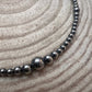 Graduated Sterling Silver Pearls necklace - 18 inch - Very popular
