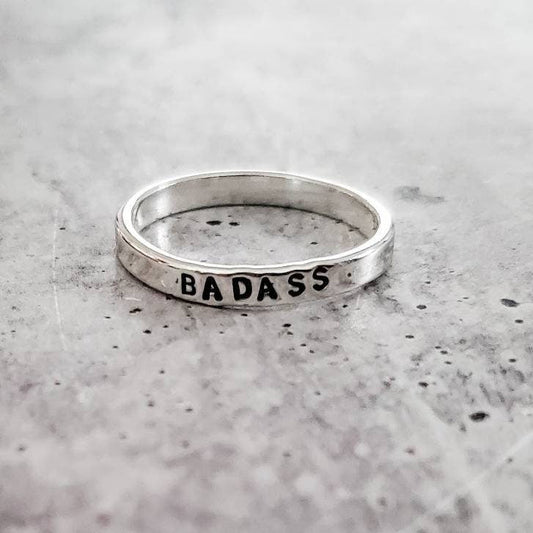 BADASS STERLING SILVER RING