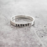 BADASS STERLING SILVER RING