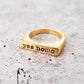 YES HOMO GOLD OR SILVER PRIDE RING