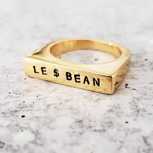 GAY ALL DAY & LE DOLLAR BEAN RING