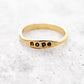 NOPE DAINTY GOLD OR SILVER RING