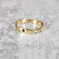 DAINTY GOLD OR SILVER INITIAL RING
