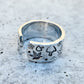 HEMP LEAF MIDDLE FINGER RING