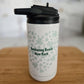 ST. PATRICK'S DAY HEART SHAMROCK CUSTOM WATER BOTTLE