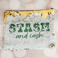 STASH AND CASH 420 SEQUIN COSMETIC CASE