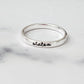 SHALOM STERLING SILVER BAND RING