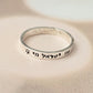 AM YISRAEL CHAI STERLING SILVER BAND RING