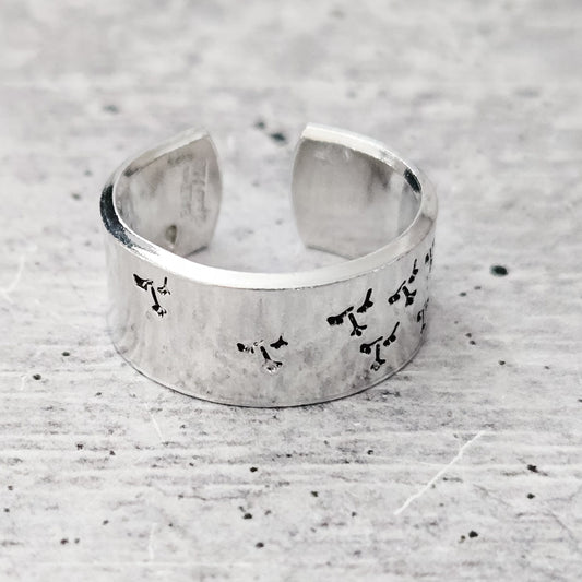 DANDELION OPEN BACK RING