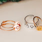 MIDDLE FINGER DAINTY HOOP EARRINGS