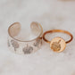 MIDDLE FINGER SKELETON DAINTY HALLOWEEN RING