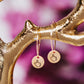 MIDDLE FINGER DAINTY HOOP EARRINGS