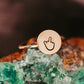 SINGLE MIDDLE FINGER DAINTY SILVER RING