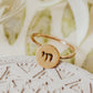 AHAVA GOLD OR SILVER DAINTY DISC RING