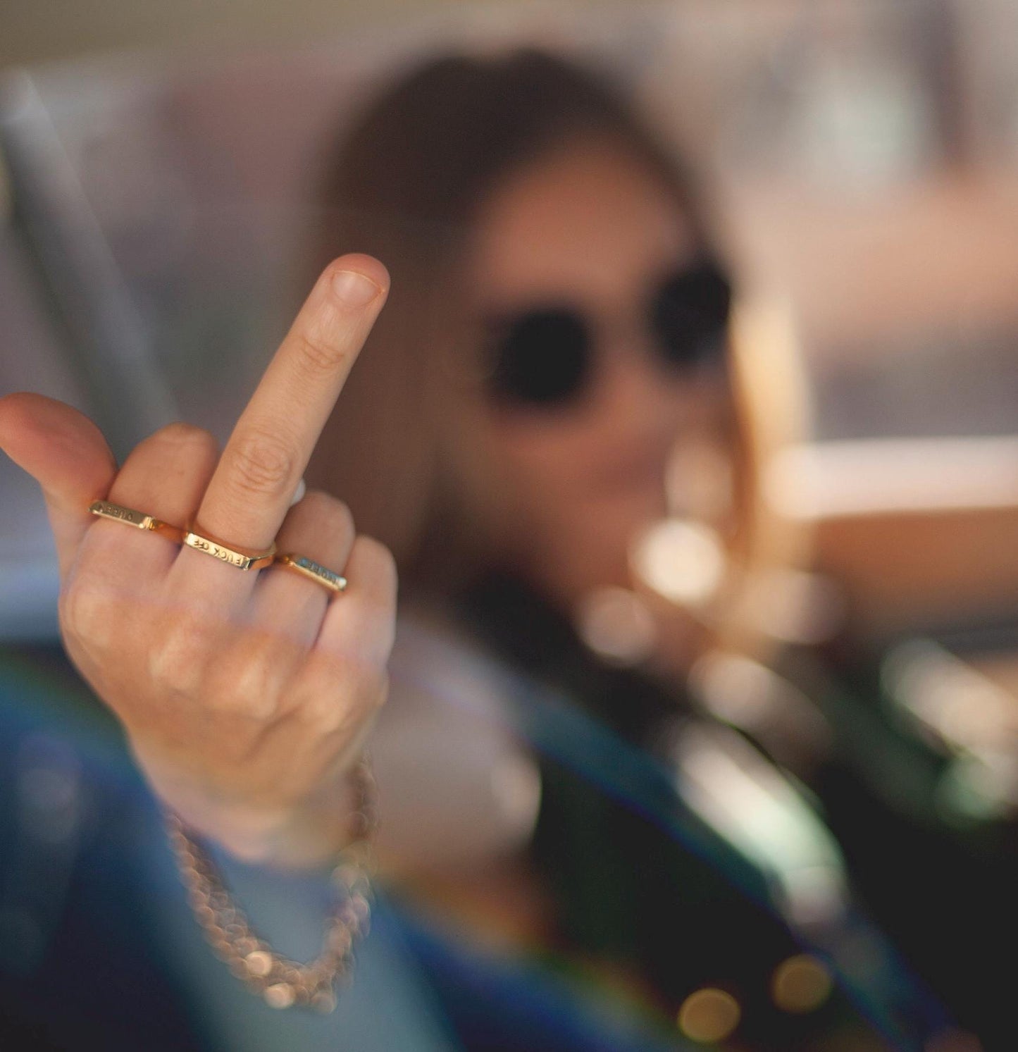 GAY ALL DAY & LE DOLLAR BEAN RING