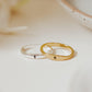 VEGAN DAINTY GOLD OR SILVER RING
