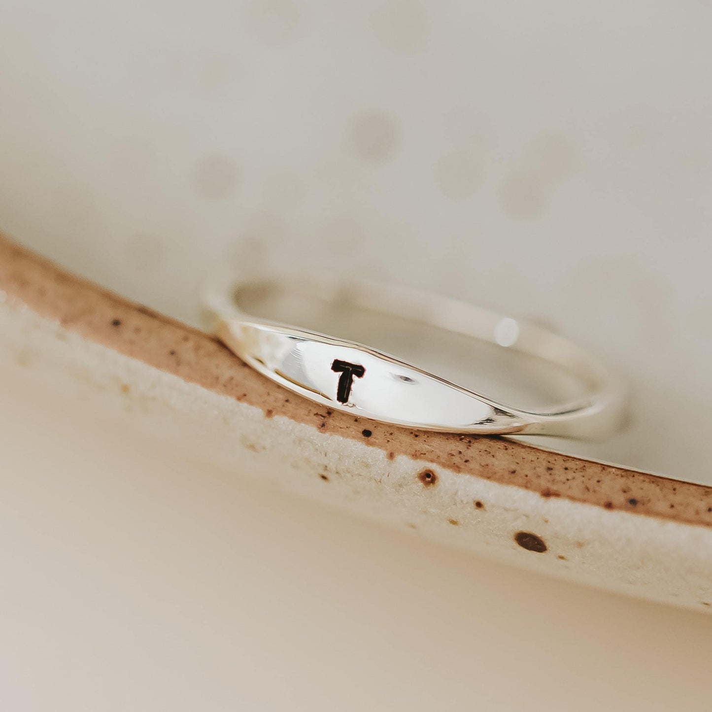 VEGAN DAINTY GOLD OR SILVER RING