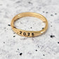 CLASS OF 2025 DAINTY GOLD OR SILVER RING