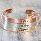 SHALOM ADJUSTABLE HEBREW CUFF BRACELET