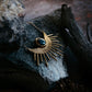 SUN GODDESS NECKLACE - SUN PENDANT WITH COPPER OYSTER TURQUOISE