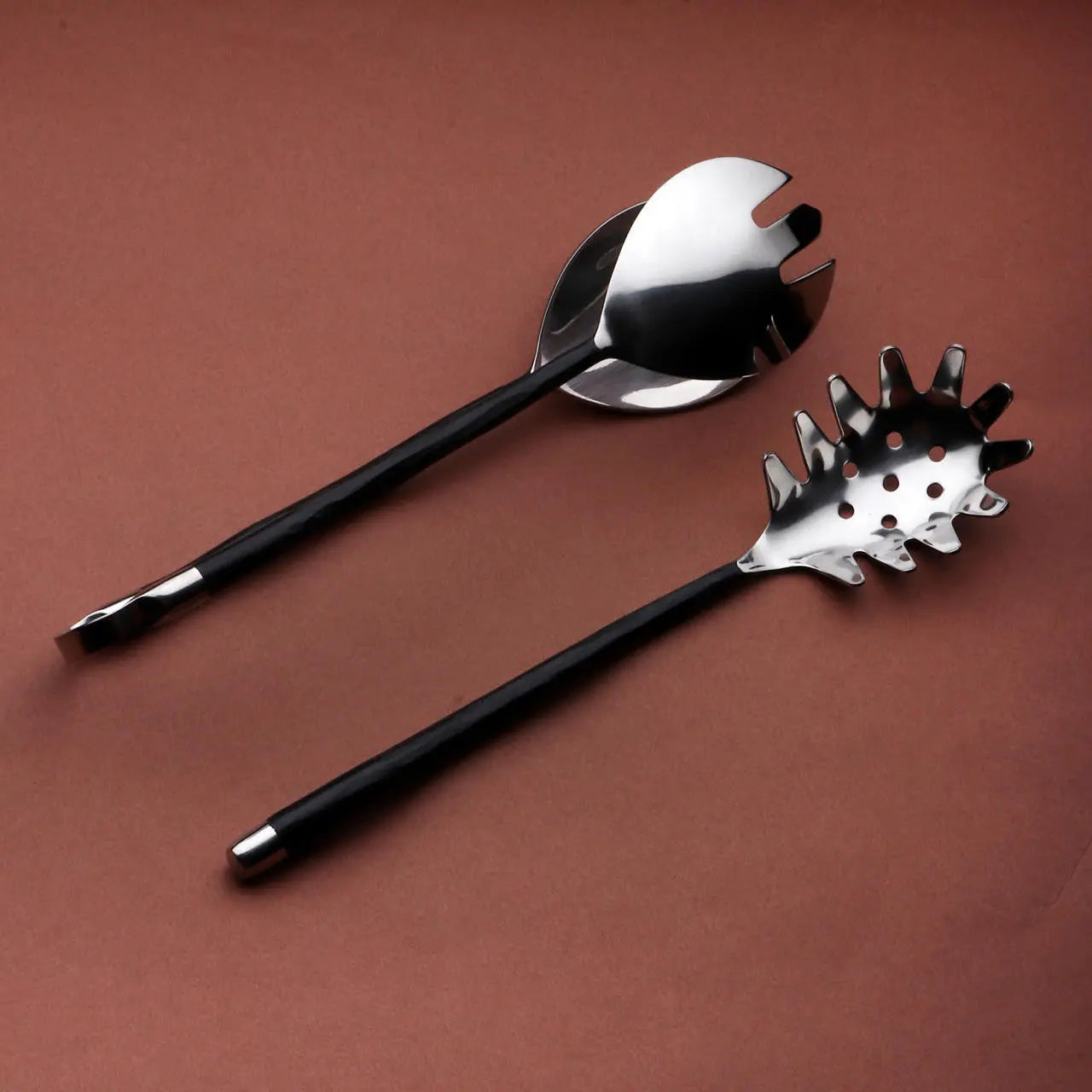 TEDPOLE PASTA SERVER & SPAGHETTI TONG SET