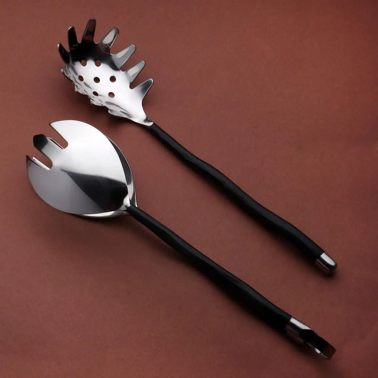 TEDPOLE PASTA SERVER & SPAGHETTI TONG SET