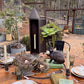 Oversized Rustic Chimney Floor Lantern